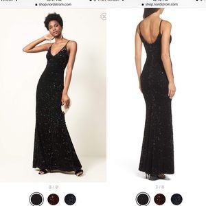 Dress the Population Velvet Sequin Gown